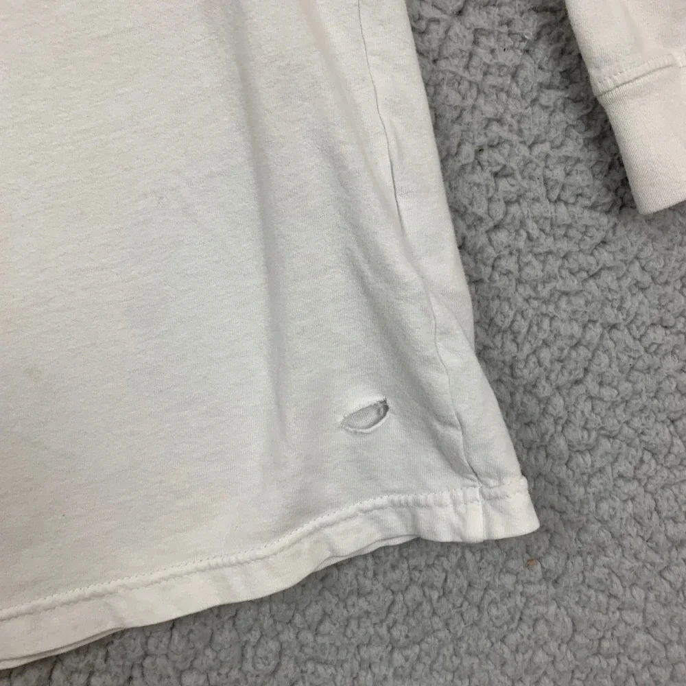 The North Face T-Shirt Mens XL White Long Sleeve Cotton Graphic Logo‎